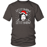 "Let It Snow" Unisex T-Shirt - Gifts For Reading Addicts