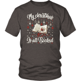"My Christmas Is All Booked" Unisex T-Shirt - Gifts For Reading Addicts