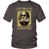 "I Put The Lit In Literature" Unisex T-Shirt - Gifts For Reading Addicts