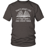 "I Read Books" Unisex T-Shirt - Gifts For Reading Addicts