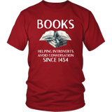 "Books" Unisex T-Shirt - Gifts For Reading Addicts