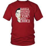 Ruth Bader "A Girl With A Book" Unisex T-Shirt - Gifts For Reading Addicts