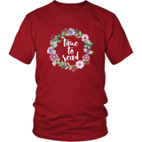 "Time to read" Unisex T-Shirt - Gifts For Reading Addicts