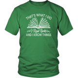 "I Read Books" Unisex T-Shirt - Gifts For Reading Addicts