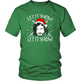 "Let It Snow" Unisex T-Shirt - Gifts For Reading Addicts