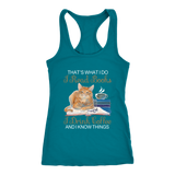 "I Read Books,I Drink Coffee" Women's Tank Top - Gifts For Reading Addicts