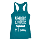 "Punish A Bookworm" Women's Tank Top - Gifts For Reading Addicts