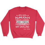 "You are sunlight" Sweatshirt - Gifts For Reading Addicts