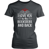 "I love you" Women's Fitted T-shirt - Gifts For Reading Addicts