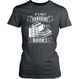"It's Not Hoarding If It's Books" Women's Fitted T-shirt - Gifts For Reading Addicts