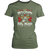 "Ya Filthy Muggle" Women's Fitted T-shirt - Gifts For Reading Addicts