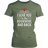 "I love you" Women's Fitted T-shirt - Gifts For Reading Addicts