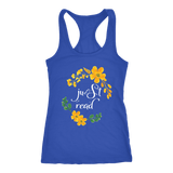 "just read" Women's Tank Top - Gifts For Reading Addicts