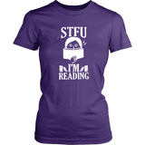 "STFU I'm Reading" Women's Fitted T-shirt - Gifts For Reading Addicts