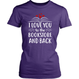 "I love you" Women's Fitted T-shirt - Gifts For Reading Addicts