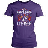 "Ya Filthy Muggle" Women's Fitted T-shirt - Gifts For Reading Addicts