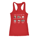 "Things I Do In My Spare Time" Women's Tank Top - Gifts For Reading Addicts