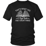 "I Read Books" Unisex T-Shirt - Gifts For Reading Addicts