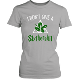 "i Don't Give A Slythershit" Women's Fitted T-shirt - Gifts For Reading Addicts