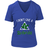 "i Don't Give A Slythershit" V-neck Tshirt - Gifts For Reading Addicts