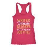 "badass isn't an official job title" Women's Tank Top - Gifts For Reading Addicts