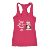 "The Book Nerd Life" Women's Tank Top - Gifts For Reading Addicts