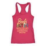 "Avoid Conversations since 1454" Women's Tank Top - Gifts For Reading Addicts