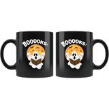 "BOOOOKS"11oz Black Mug - Gifts For Reading Addicts