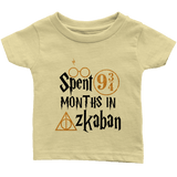 "Spent 9 Months In Azkaban"Infant T-Shirt - Gifts For Reading Addicts