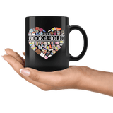 "I am a bookaholic"11oz black mug - Gifts For Reading Addicts