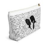 Pride and Prejudice Book Page Accessory Pouch for book lovers - Gifts For Reading Addicts