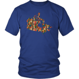 "Canada Bookish Map" Unisex T-Shirt - Gifts For Reading Addicts