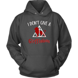"I Don't Give A Gryffindamn" Hoodie - Gifts For Reading Addicts