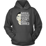 Ruth Bader "A Girl With A Book" Hoodie - Gifts For Reading Addicts