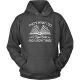 "I Read Books" Hoodie - Gifts For Reading Addicts