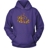 "Canada Bookish Map" Hoodie - Gifts For Reading Addicts