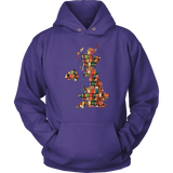 "UK Bookish Map" Hoodie - Gifts For Reading Addicts