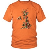 "UK Bookish Map" Unisex T-Shirt