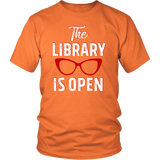 Rupaul"The Library Is Open" Unisex T-Shirt - Gifts For Reading Addicts
