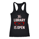 Rupaul"The Library Is Open" Women's Tank Top - Gifts For Reading Addicts