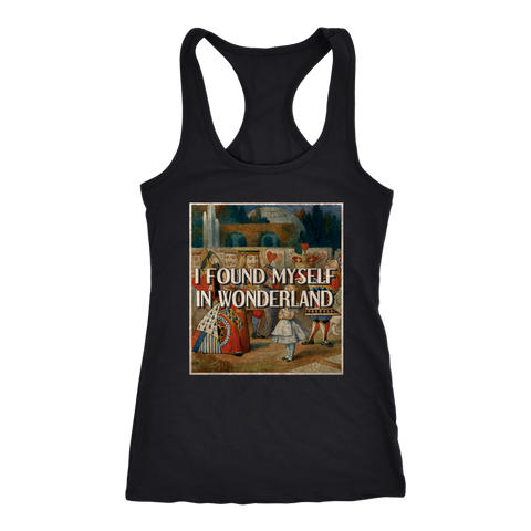 "I Found Myself In Wonderland" Women's Tank Top - Gifts For Reading Addicts