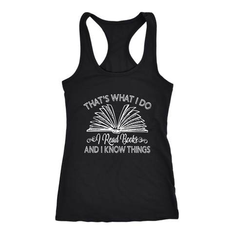 "I Read Books" Women's Tank Top - Gifts For Reading Addicts