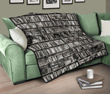 Bookish Pattern Quilt - Gifts For Reading Addicts