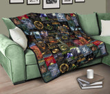 The Lord Of The Rings Books Covers Quilt - Gifts For Reading Addicts