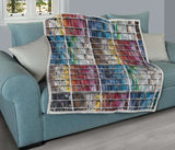 Bookshelf Bookish Quilt - Gifts For Reading Addicts