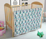 Blue Bookish pattern Quilt - Gifts For Reading Addicts