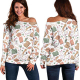 BOOKISH OFF SHOULDER SWEATER - Gifts For Reading Addicts