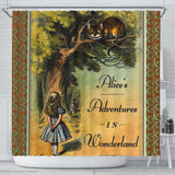 Alice's Adventures In Wonderland Curtain - Gifts For Reading Addicts