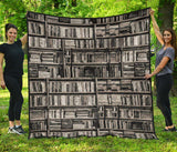 Bookish Pattern Quilt - Gifts For Reading Addicts