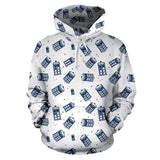 Doctor Who All Over Print Hoodie - Gifts For Reading Addicts